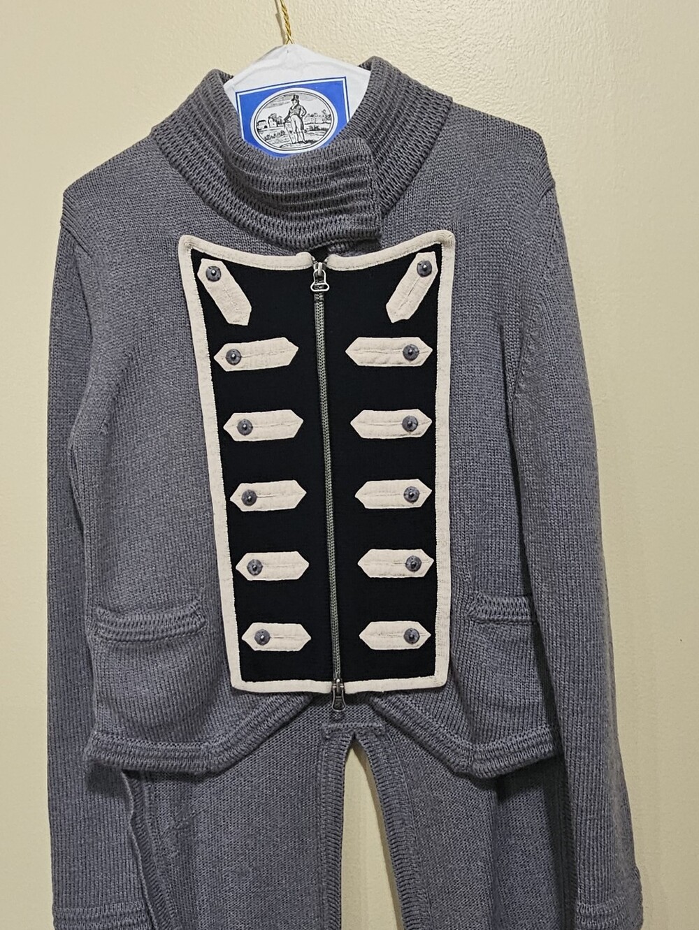 Phillip Lim Marching Band Sweater With Long Coat Tails One Tree Hill Sz L EUC - Picture 11 of 12